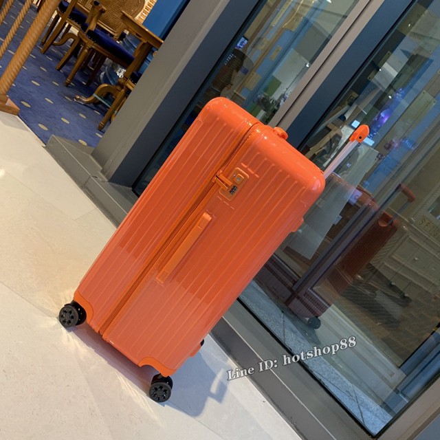 RIMOWA行李箱PC四輪拉杆箱 日默瓦橙色30寸旅行箱 gdx1089